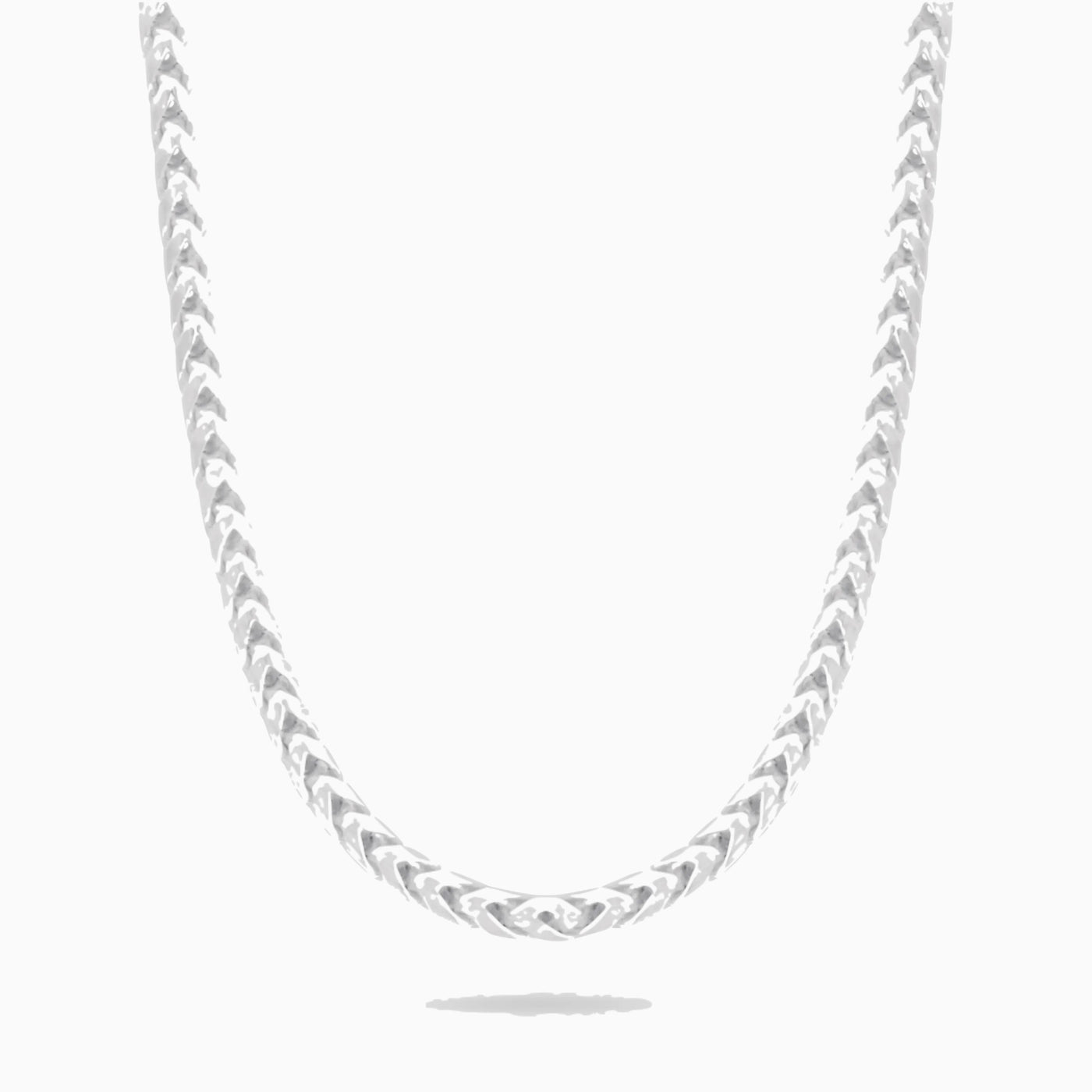 Silver 3MM Franco Chain Necklace