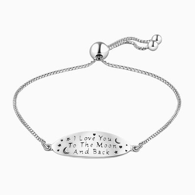 To the Moon & Back Silver Bracelet