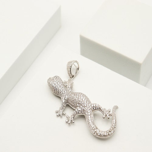 Sterling Silver Lizard Pendant