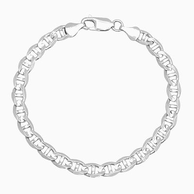 Silver Mariner Chain Link Anklet