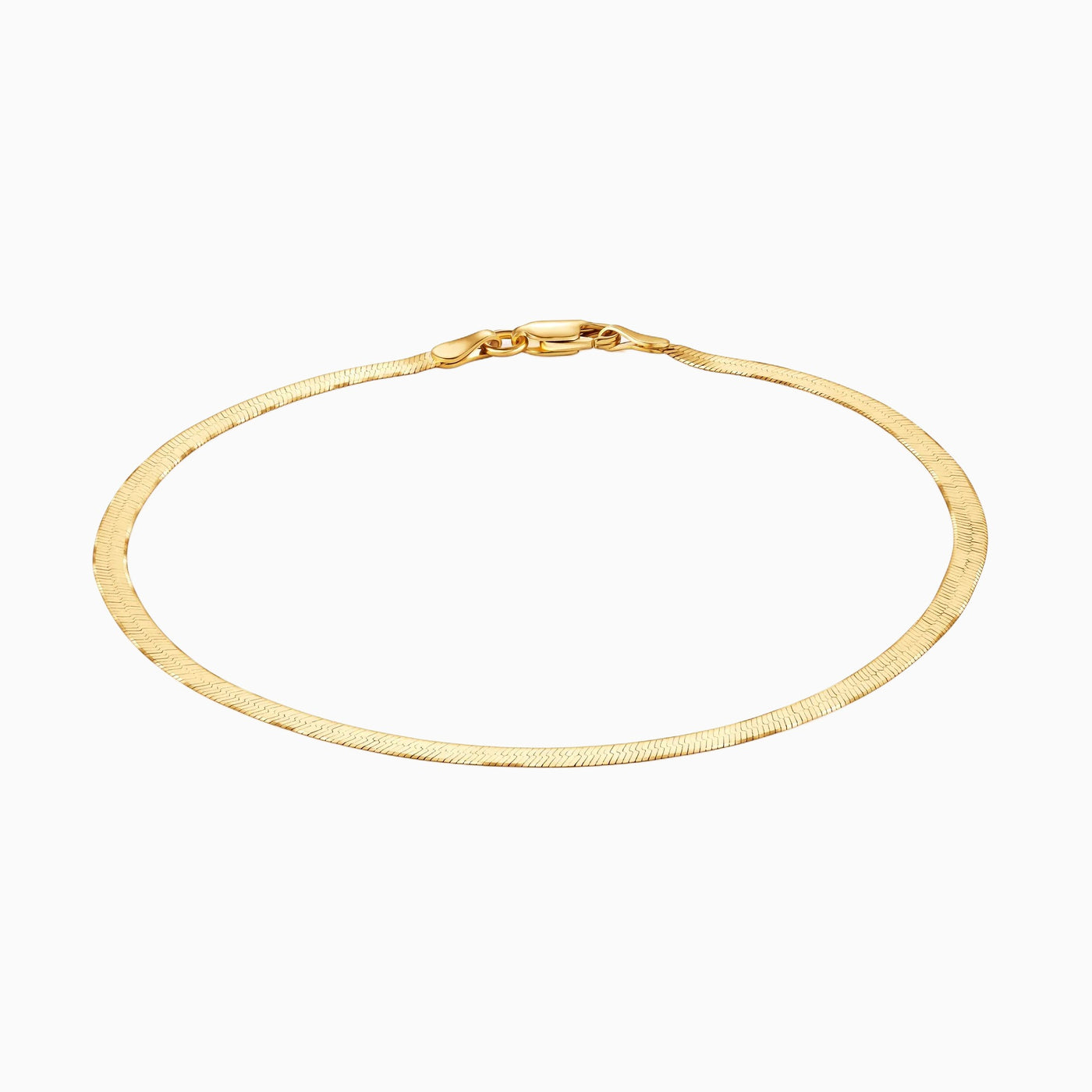 Gold Magic Herringbone Anklet