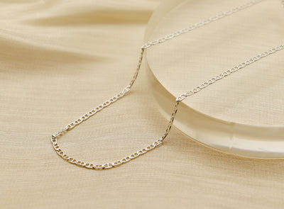 Silver Mariner Chain Necklaces