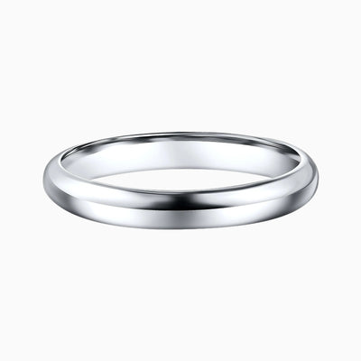 Sterling Silver Comfort Fit Wedding Band