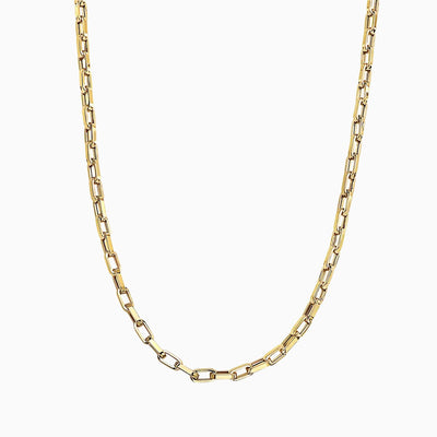 10K Gold Thick Anchor Chain Necklace