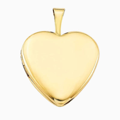 14K Solid Gold Heart Locket