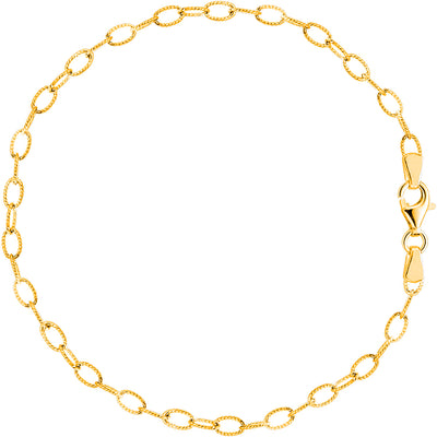 Gold Filo Chain Anklet
