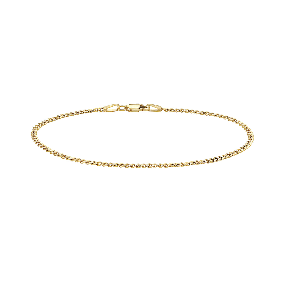 10K Gold Cuban/Curb Link Chain Bracelet