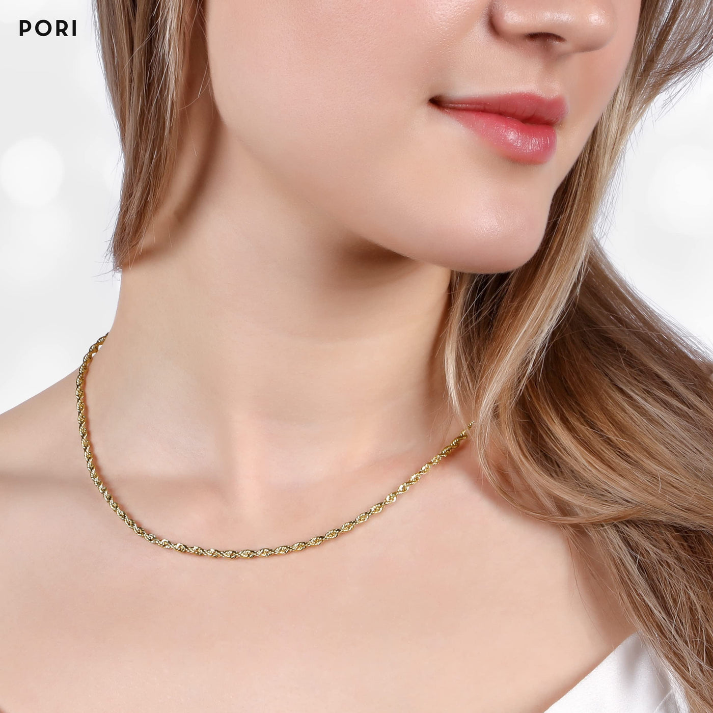 18K Rope Chain Necklaces
