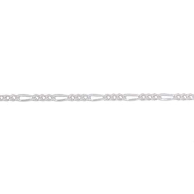Sterling Silver 2MM Figaro Link Chain Necklace