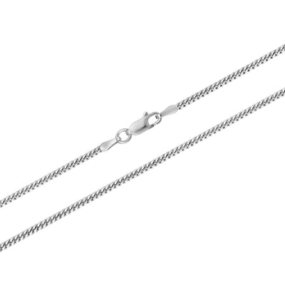 Silver 2MM Miami Cuban Chain Necklace