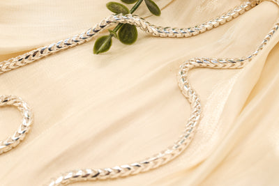 Silver 4MM Franco Chain Necklace