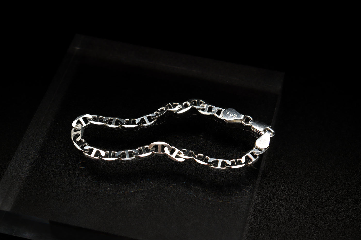 Silver Mariner Chain Link Bracelet