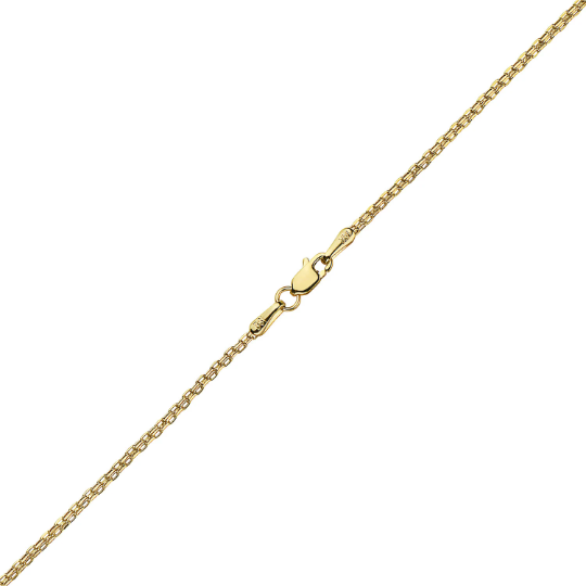10K Gold Bismarck Chain Necklace